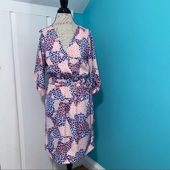 Presley skye Print Surplice Shirtdress - Picture 2 of 7